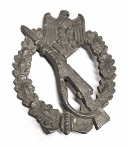 I - MILITARIA STORICA -  - DISTINTIVO Infanterie Sturmabzeichen  in Silber (4)	COPIA