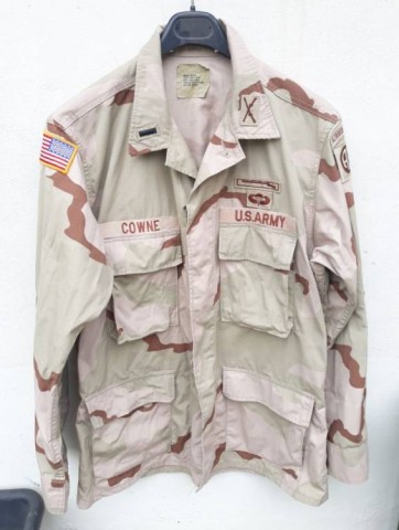 N - ESERCITO/MARINA  >1945 - INDUMENTI (IN) - US	FIELD JACKET  �DESERT STORM�  82^ AIRBORNE DIV.  (2001).