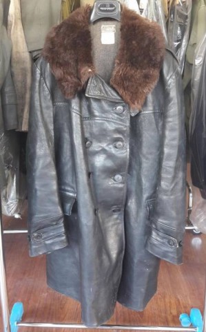 I - MILITARIA STORICA - DIVISE (DI) - KM	GIACCONE PELLE  U-BOOT I Tipo  COLLO PELLICCIA