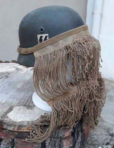 I - MILITARIA STORICA - ELMETTI (E) - SS  MASCHERA FACCIALE SNIPER 1� TIPO.