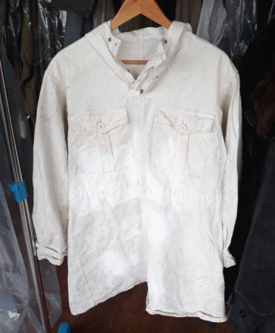 I - MILITARIA STORICA - DIVISE (DI) - SS-SJ	ANORAK  DUE TASCHE BIANCO.