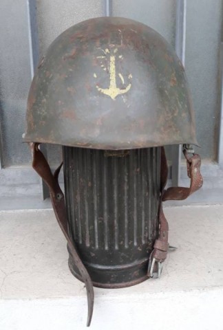 I - MILITARIA STORICA - ELMETTI (E) - ELMETTO  M/RSI  M.33 AEROFONISTA .