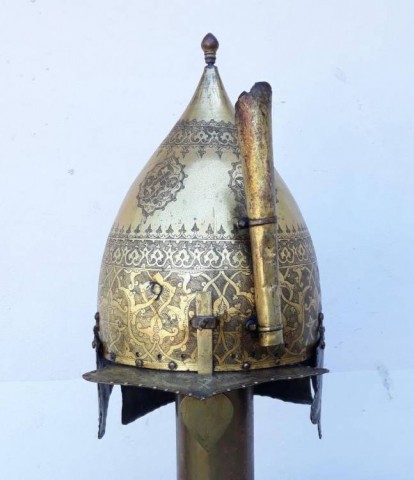 C - ARMI ANTICHE -  - ELMO  SHISHAK OTTOMANO INCISO SEC.XVII.