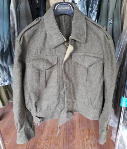 I - MILITARIA STORICA - DIVISE (DI) - BATTLE DRESS BLOUSES   IN LANA MARRONE  �1942�  