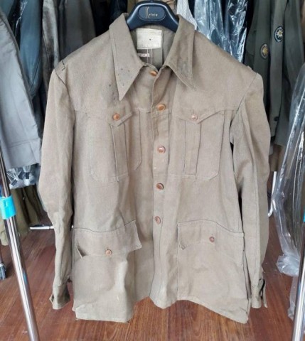 I - MILITARIA STORICA - DIVISE (DI) - REI,  GUERRA DI SPAGNA.   SAHARIANA COTONE.   TRUPPA/UFF. 