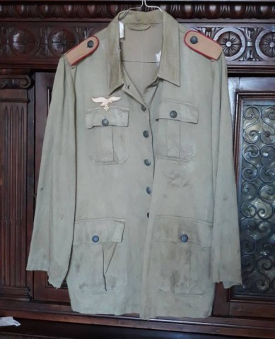 I - MILITARIA STORICA - DIVISE (DI) - LW-DAK   GIACCA  TROPICALE  M.36  TRUPPA  ART.