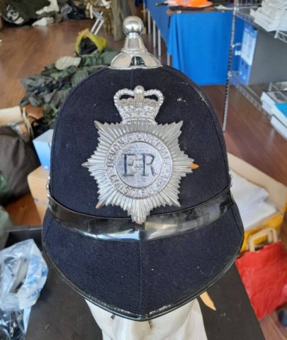 I - MILITARIA STORICA -  - GB  	CASCO DEVON & CORWALL CONSTABULARY (POLIZIA).