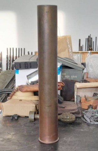 F - ARMI DISATTIVATE -  - US   Bossolo  76 MM  M26 x Carro M4 Shermann - Cacciacarri M18 Hellcut. 1944.