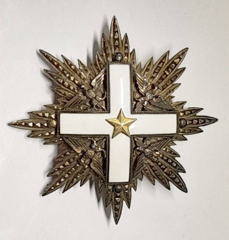 I - MILITARIA STORICA - DECORAZIONI (D) - R.I.   Ordine al Merito - Placca di Gran Croce  in Argento.
