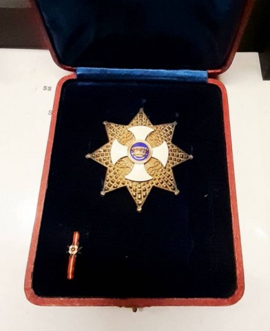 I - MILITARIA STORICA -  - Regno d�It.   Ordine della Corona d�Italia - Placca di Gran Croce  in Argento.