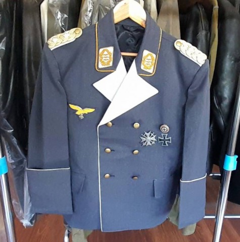 I - MILITARIA STORICA -  - LW    GIACCA + PANTALONI DA  FELDMARESCIALLO (CINEMA ANNI �70).