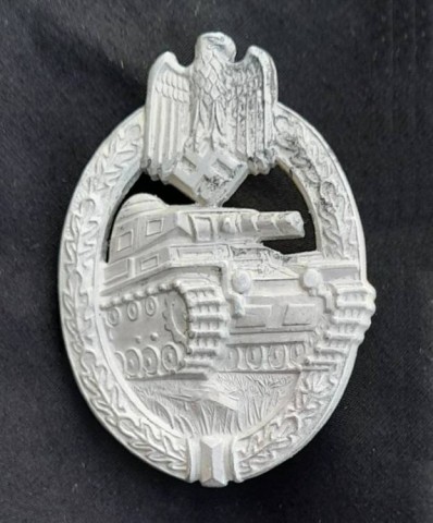 I - MILITARIA STORICA - DECORAZIONI (D) - HEER-WSS    DISTINTIVO D�ASSALTO PANZER ARG.  �HA�.