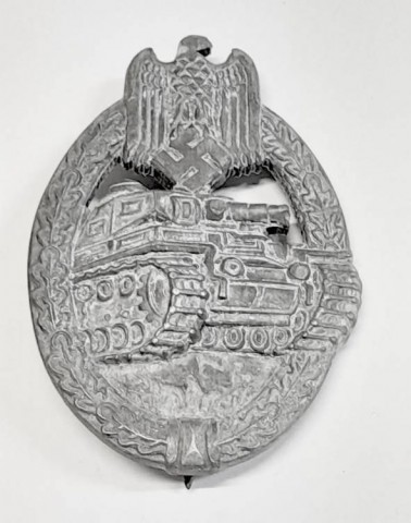 I - MILITARIA STORICA -  - HEER-SS  DISTINTIVO D�ASSALTO PANZER ARG. �1942  AWS�.