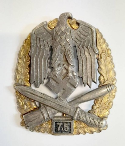 I - MILITARIA STORICA - RIPRODUZIONI (R) - HEER	DISTINTIVO CARRISTI �75�.   QUALITA�  BUONA.