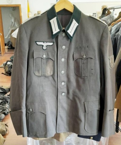 I - MILITARIA STORICA - DIVISE (DI) - HEER   GIACCA  MOD. 36  UFF.  FANTERIA  �KRIMSHIELD�.