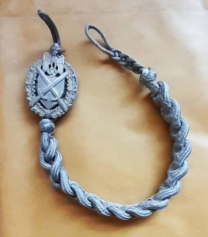 I - MILITARIA STORICA - DECORAZIONI (D) - HEER CORDONE TIRATORE SCELTO II  TIPO � 5� Livello.