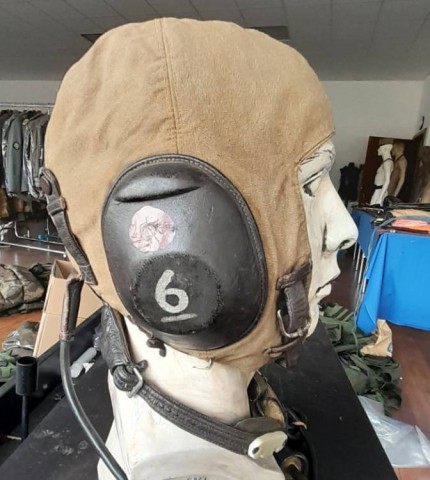 I - MILITARIA STORICA -  - LW       CUFFIA PILOTA ESTIVA CON AURICOLARI.  �SIEMENS�.