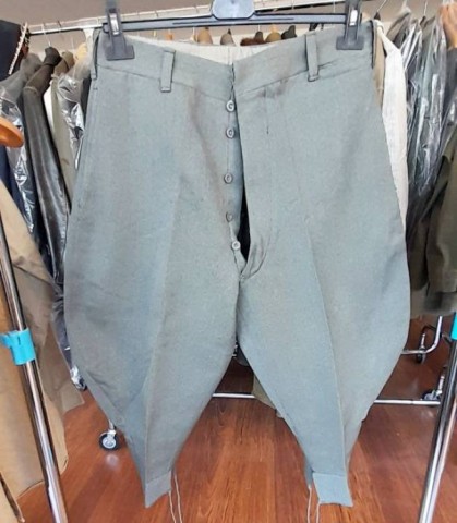 I - MILITARIA STORICA -  - REI-RSI     PANTALONI  UFF.  A SBUFFO GABARDINA  II GM. 