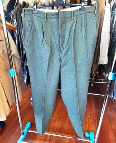 I - MILITARIA STORICA -  - RSI   PANTALONI  TRUPPA / UFF.  DIRITTI LANA  II GM.