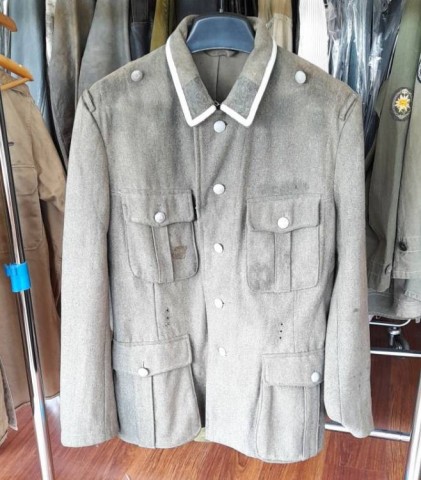 I - MILITARIA STORICA -  - W-SS	GIACCA  M.36  SOTT.  SMOSTREGGIATA.   COPIA .