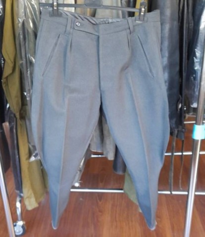 I - MILITARIA STORICA -  - W-SS	PANTALONI UFF. Lana  Grigio pietra. 
