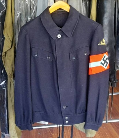 I - MILITARIA STORICA -  - HJ     GIACCA + PANTALONI  LUNGHI ALPINI / SCIATORI BLU NOTTE.