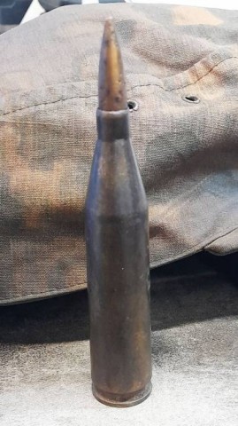 F - ARMI DISATTIVATE -  - PROIETTILE  x Fucilone anticarro Panzerb�chse 39 (PzB 39)  Cal. 8 x 92 mm. Patrone 318b.