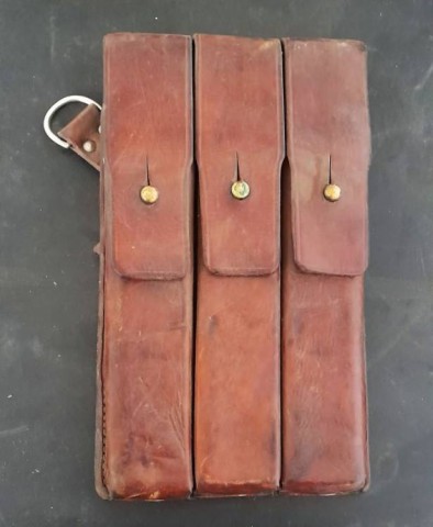 I - MILITARIA STORICA -  - SS   PORTACARICATORI  MP.38/40  CUOIO MARRONE �RZM�  PROD. NORVEGESE.