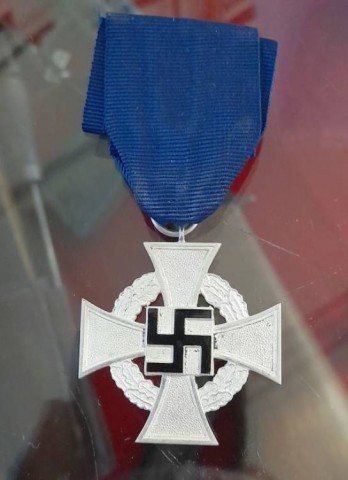 I - MILITARIA STORICA -  - CROCE   �Kreuz Treuedienst Ehrenzeichen   25 Jahre� + NASTRINO.