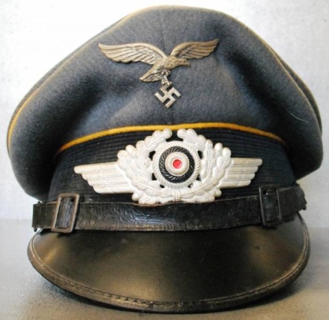 I - MILITARIA STORICA - COPRICAPI (C) - SCHIRMMUTZE LUFTWAFFE