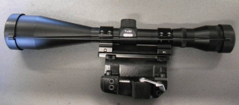 H - ACCESSORI - OTTICHE (O) - OTTICA MEOPTA 7X50 + ATTACCHI SERIE  AK - DRAGUNOV