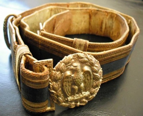 I - MILITARIA STORICA - FIBBIE E CINTURONI (FC) - CINTURONE DA PARATA M.V.S.N.