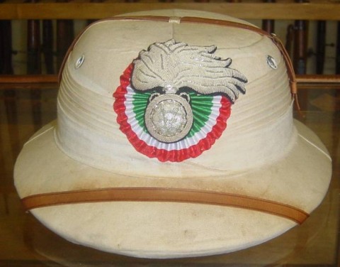 I - MILITARIA STORICA - ELMETTI (E) - CASCO COLONIALE CC.RR
