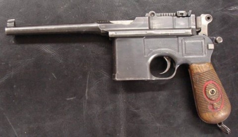 E - ARMI ATTIVE -  - MAUSER C.96 9 RED + CALCIOLO ORIGINALE