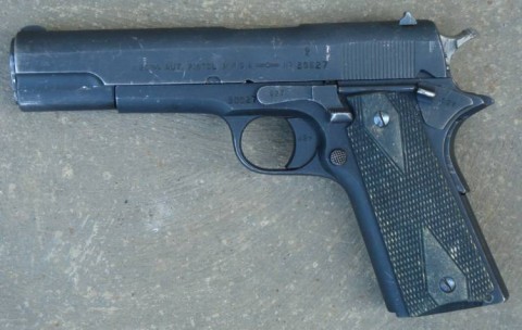 F - ARMI DISATTIVATE -  - PISTOLA  KONGSBERG  M.1914  (1945)