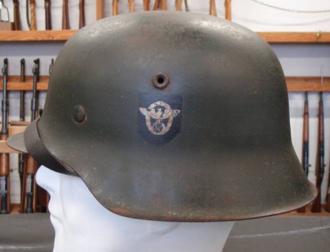 I - MILITARIA STORICA -  - ELMETTO MOD. 42 POLIZEI BIFREGIO