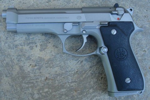 E - ARMI ATTIVE - PISTOLE (P) - PISTOLA  BERETTA M. 98 FS SATINATA