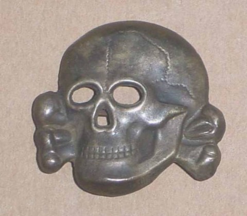 I - MILITARIA STORICA - DECORAZIONI (D) - TESCHIO SS SCHIRM�TZE 2