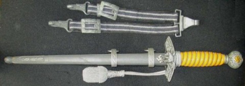 D - ARMI BIANCHE -  - DAGA UFF. LW  Mod. II  