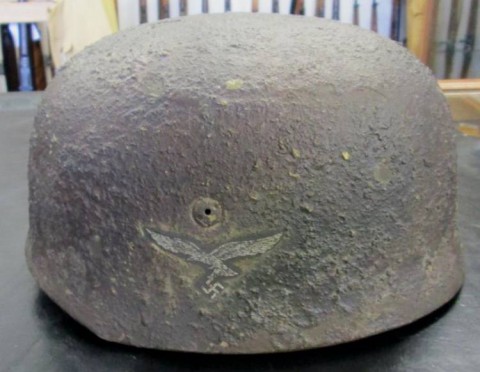 I - MILITARIA STORICA -  - LW   ELMO  M.38 FJ   MIMETICO