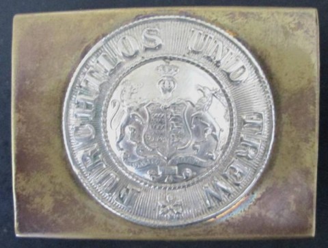 I - MILITARIA STORICA -  - FIBBIA  W�rttemberg � Furchtlos und Trew�   Mod. 1887