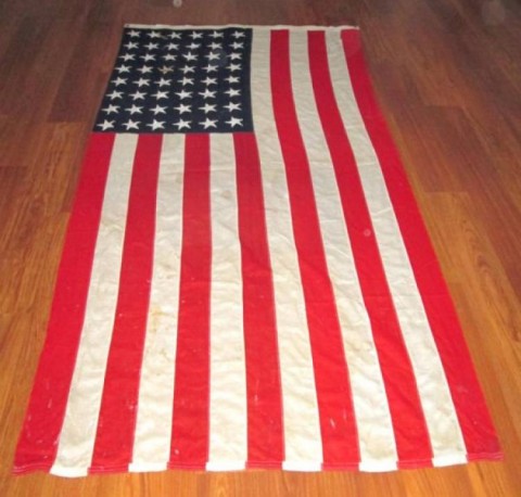 I - MILITARIA STORICA - BANDIERE(BAN) - USN  BANDIERA 48 STELLE