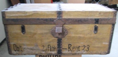 I - MILITARIA STORICA -  - LW   CASSA PORTAOGGETTI PERSONALE UFF. FLAK