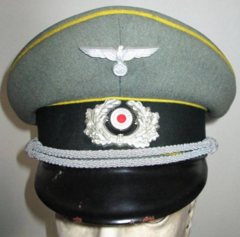 I - MILITARIA STORICA - COPRICAPI (C) - HEER  SCHIRMUTZE  UFF. NACHTRICHTEN