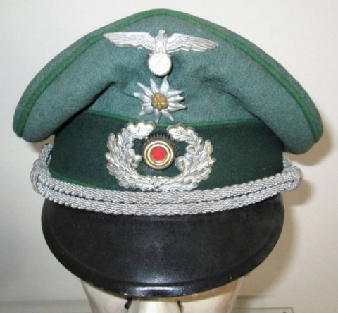 I - MILITARIA STORICA - COPRICAPI (C) - HEER   SCHIRMUTZE  UFF. GEBIRGSJAGER