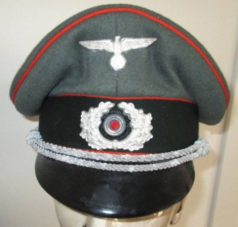 I - MILITARIA STORICA -  - HEER   SCHIRMUTZE  UFF. ARTILLERIE