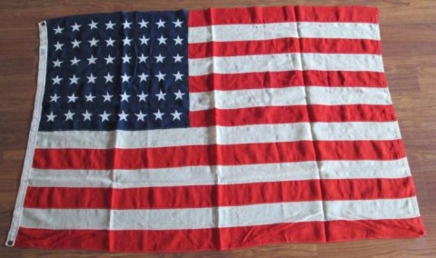 I - MILITARIA STORICA -  - USA    BANDIERA 48 STELLE