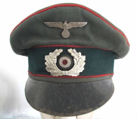 I - MILITARIA STORICA - COPRICAPI (C) - HEER  SCHIRMUTZE  UFF. ARTILLERIE Alter Art.