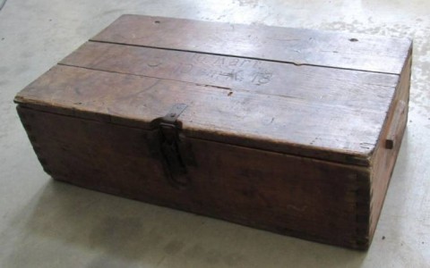 I - MILITARIA STORICA -  - WH   CASSETTA LEGNO PORTABOMBE.