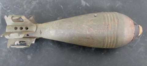 F - ARMI DISATTIVATE -  - BOMBA MORTAIO M.35 da 81 mm.